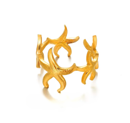Ocean Glow Ring - 18k Gold