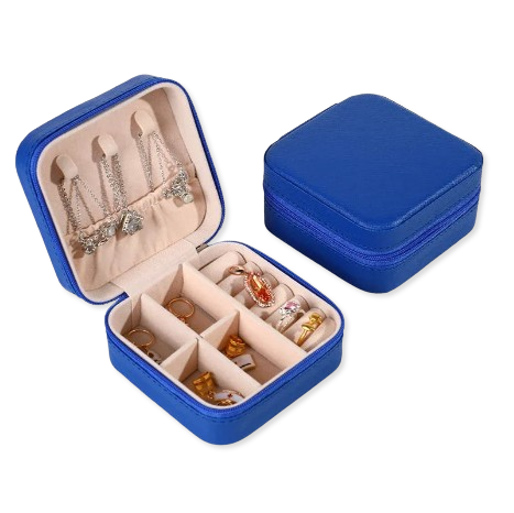 JewelVault - Multifunctional Leather Jewelry Box