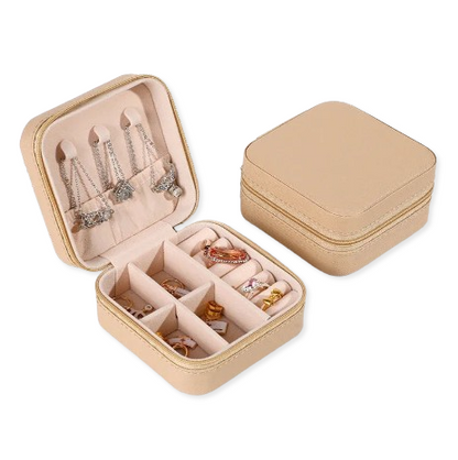 JewelVault - Multifunctional Leather Jewelry Box