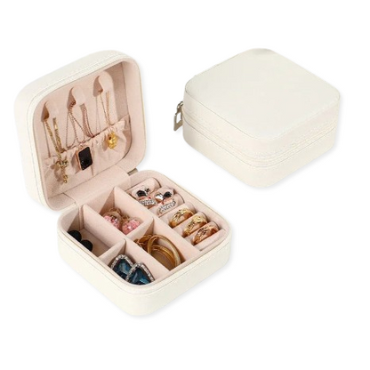 JewelVault - Multifunctional Leather Jewelry Box