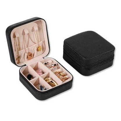 JewelVault - Multifunctional Leather Jewelry Box