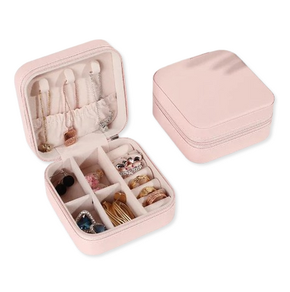 JewelVault - Multifunctional Leather Jewelry Box