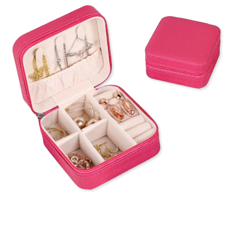 JewelVault - Multifunctional Leather Jewelry Box