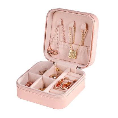 JewelVault - Multifunctional Leather Jewelry Box