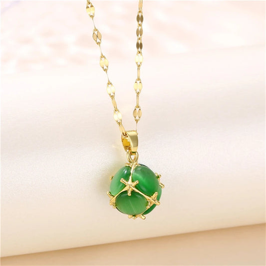 Colar Jade Mystique - Ouro 18k