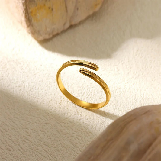 Anel Minimal Glow - Ouro 18k