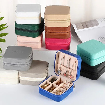 JewelVault - Multifunctional Leather Jewelry Box