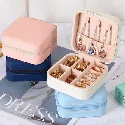 JewelVault - Multifunctional Leather Jewelry Box