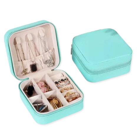 JewelVault - Multifunctional Leather Jewelry Box