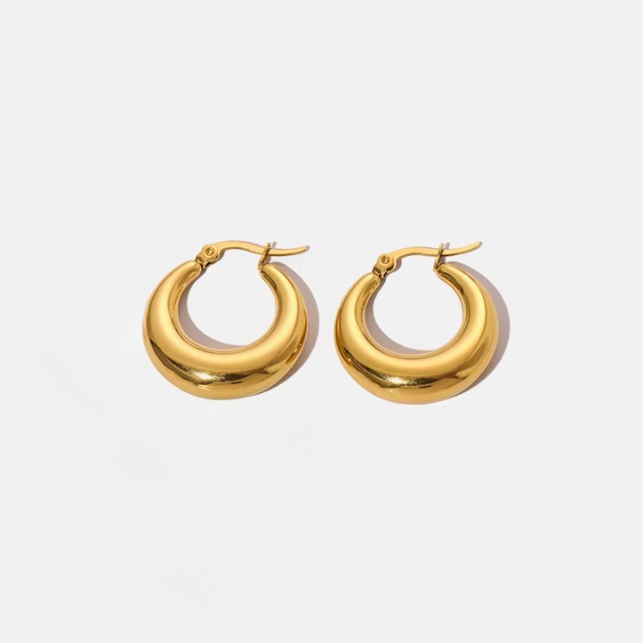 Brincos Curva d’Or - Ouro 18k