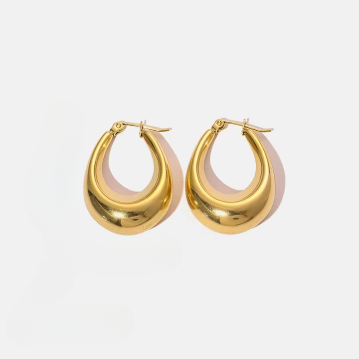 Grand Épure Earrings - 18k Gold