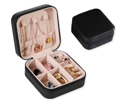 JewelVault - Multifunctional Leather Jewelry Box